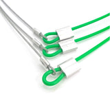 MPR Maxi Cable Collection: Tri Necklace in Green