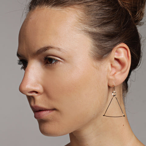Triangle Hook Earrings – Meghan Patrice Riley