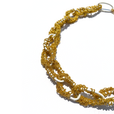 MPR x THE IMAGINARIUM: White+Gold Chain Links Necklace_24" Midi Length