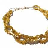 MPR x THE IMAGINARIUM: White+Gold Chain Links Necklace_24" Midi Length