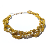 MPR x THE IMAGINARIUM: White+Gold Chain Links Necklace_24" Midi Length
