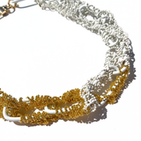 MPR x THE IMAGINARIUM: White+Gold Chain Links Necklace